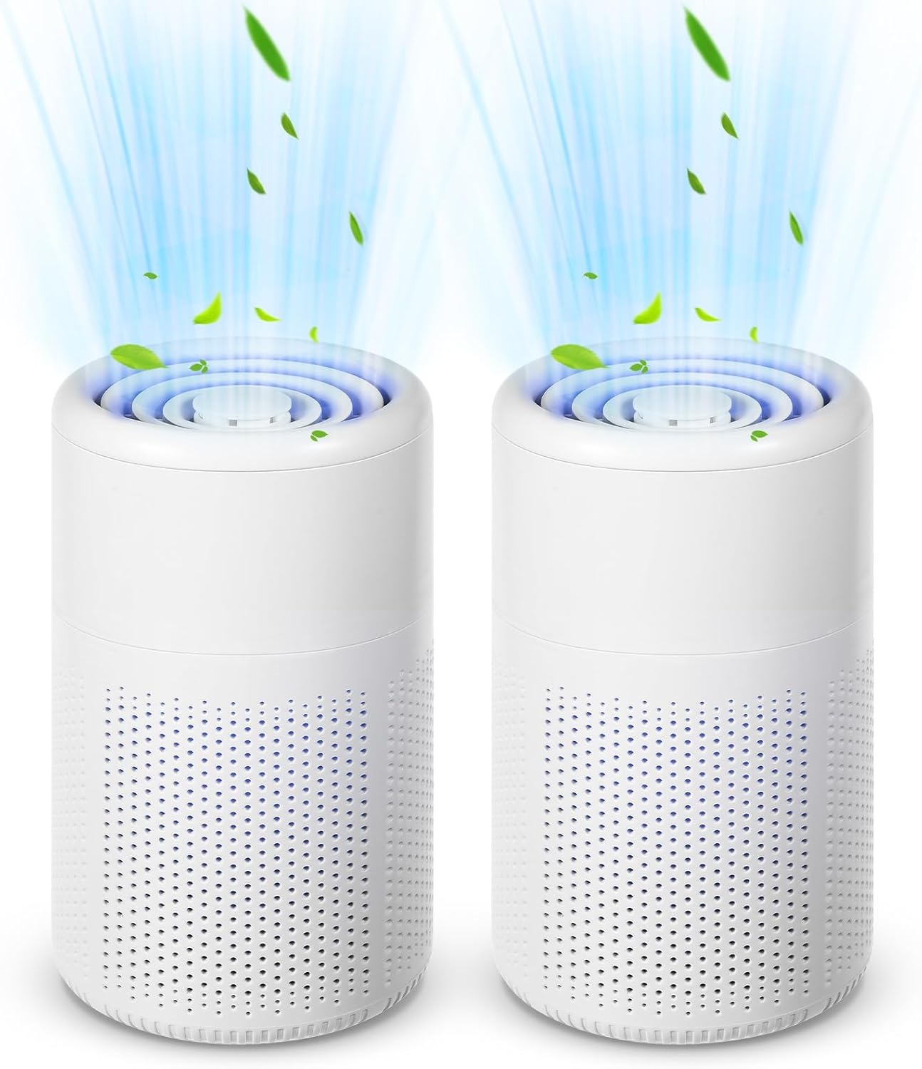 Mini USB Car Air Purifiers, Small Portable Negative Ion Smoke for Better Sleep, Office, Desktop