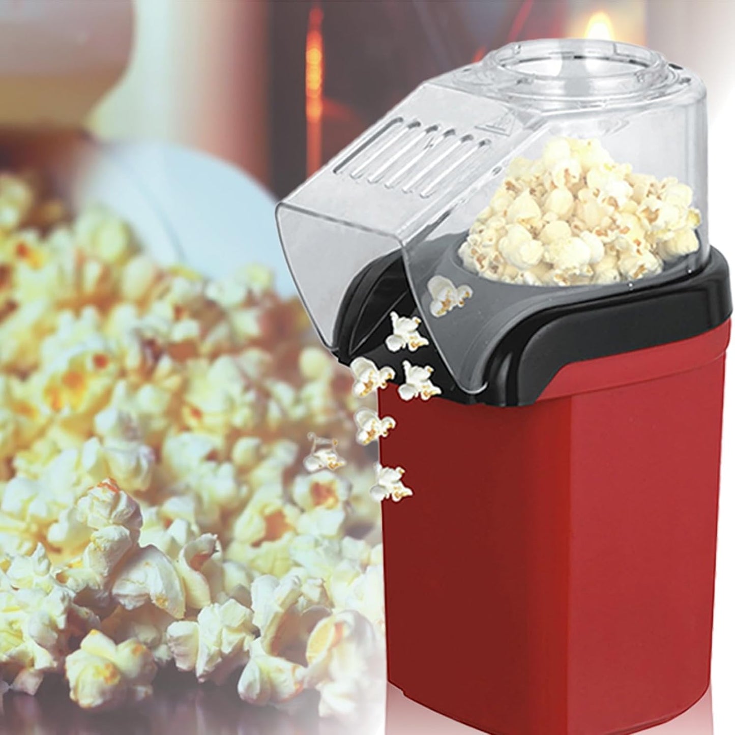 Popcorn Maker Easy to Make Popcorn Home Portable and Convenient 1Pcs Christmas Halloween Gift