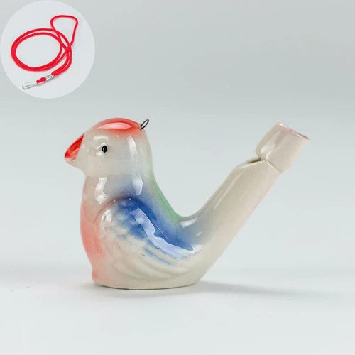 6 Bird Whistles Water Whistles Porcelain Bird Whistles Colorful Ceramic Bird Whistles Best Gift
